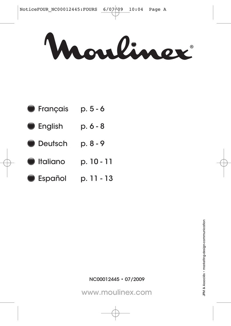 Moulinex OV2055 User manual Moulinex OV2055 User manual