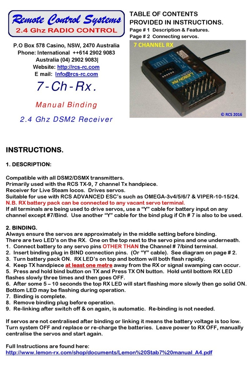 Lemon Rx 7-Ch-Rx instructions