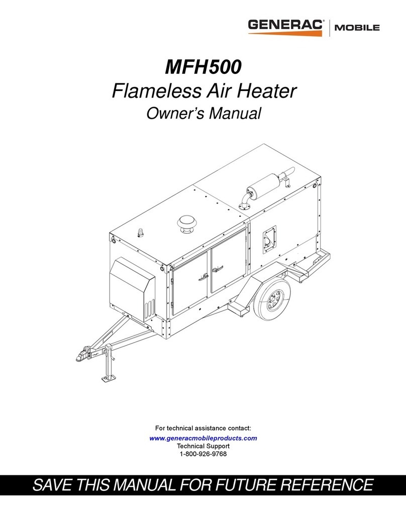 Generac Mobile MFH500 owner's manual Generac Mobile MFH500 owner's manual