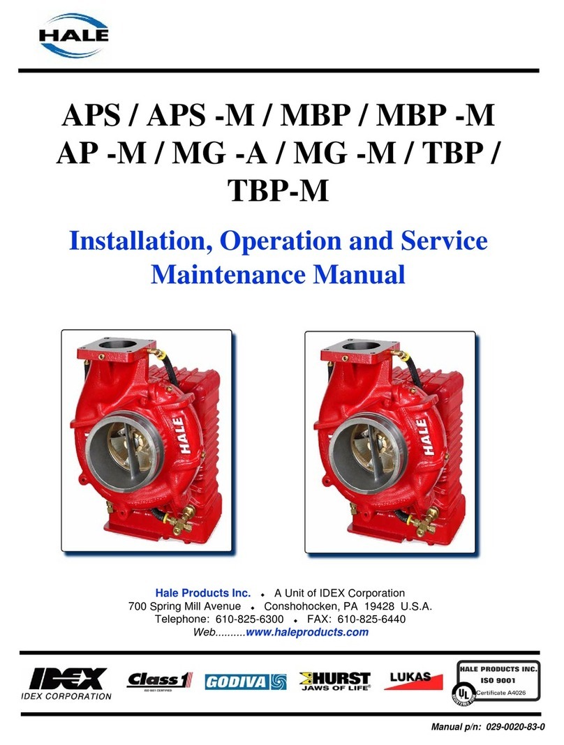 HALE Silencer APS Series Installation, Operation and Service Maintenance Manual