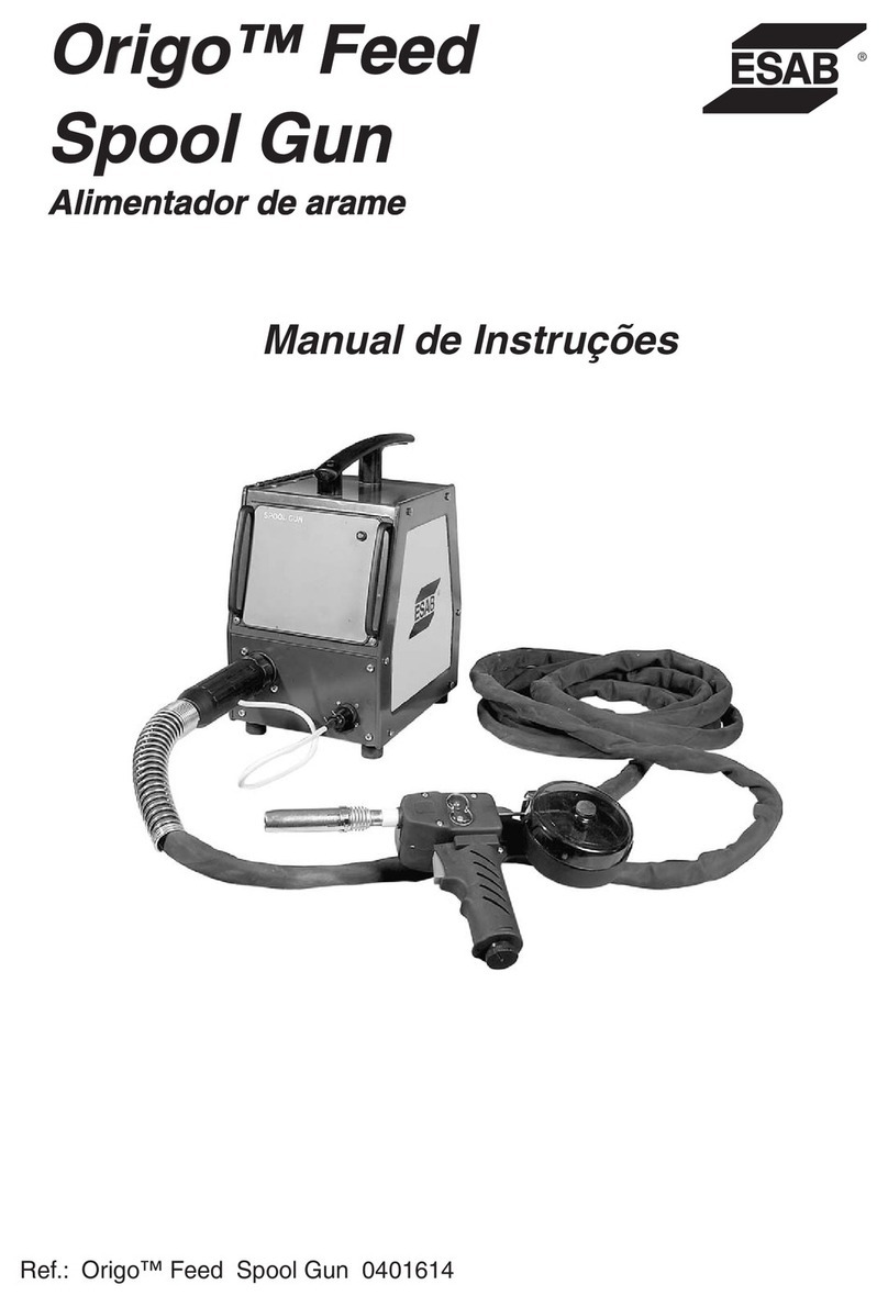 ESAB Origo Feed Spool Gun User manual