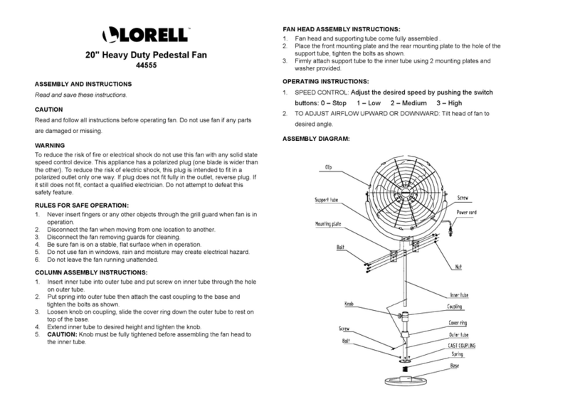 Lorell 44555 User manual