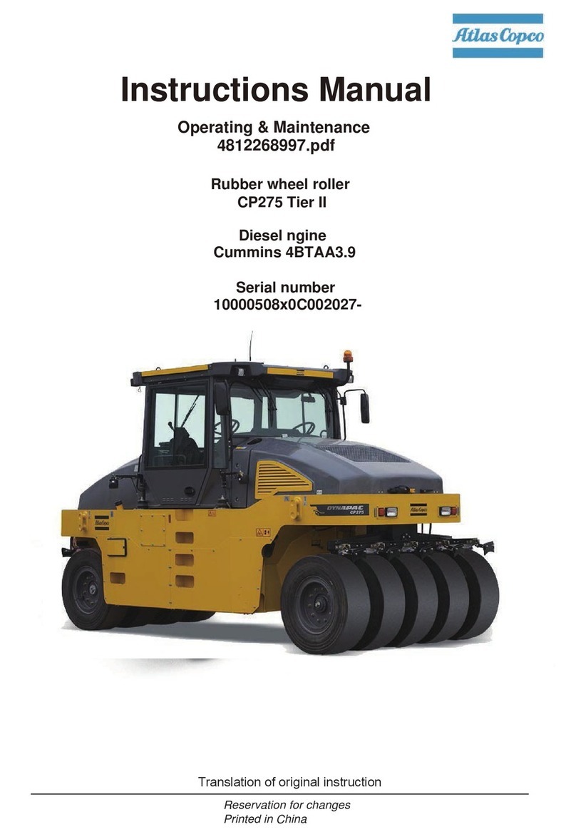 Atlas Copco CP275 Tier II instruction manual Atlas Copco CP275 Tier II instruction manual