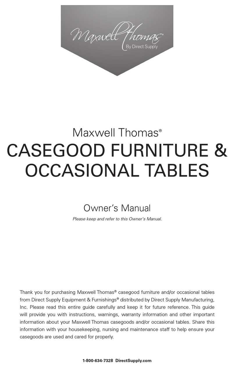 Direct Supply Maxwell Thomas Series owner's manual