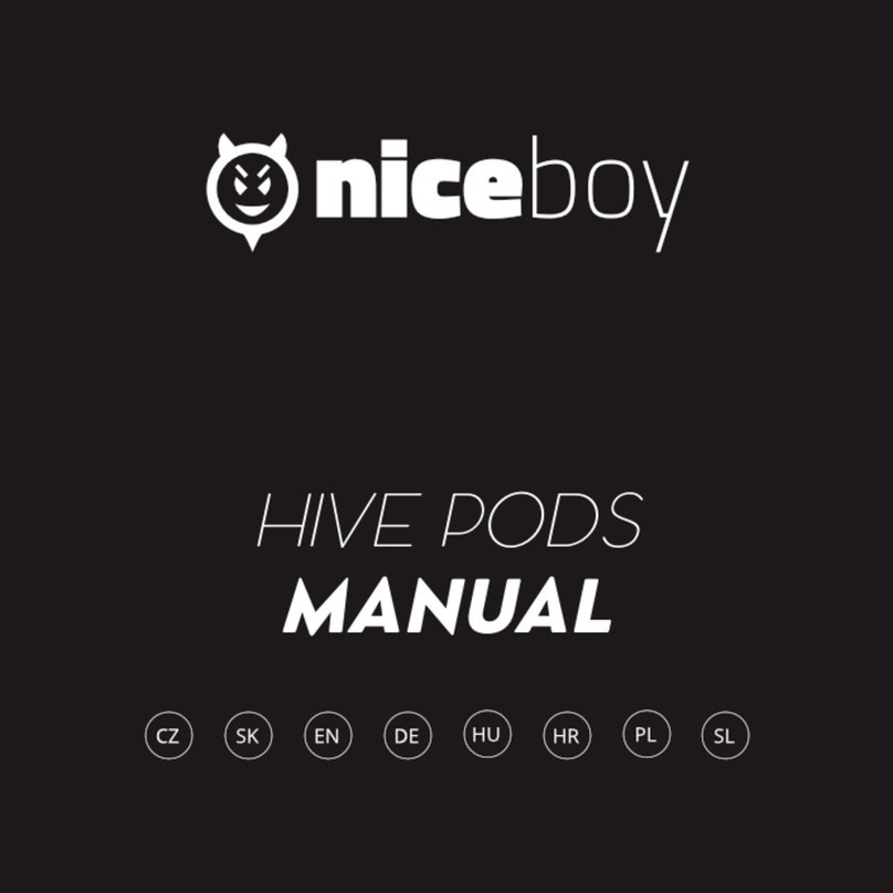 Niceboy HIVE PODS User manual