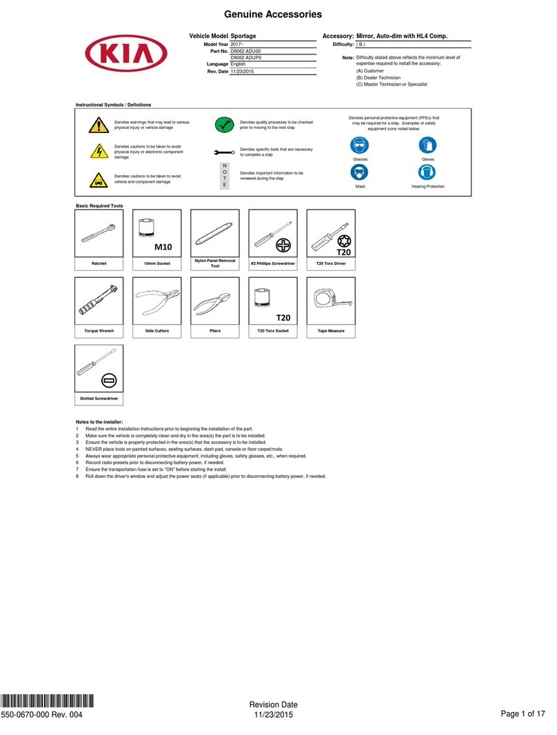 Kia D9062 ADUP0 User manual Kia D9062 ADUP0 User manual