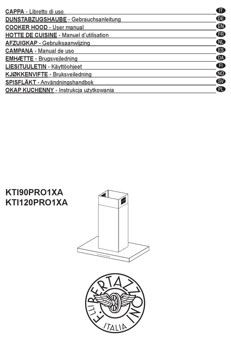 Bertazzoni KTI90PRO1XA User manual