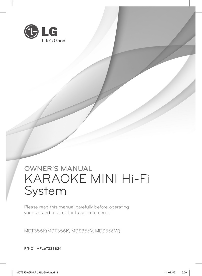 LG MDT356K User manual
