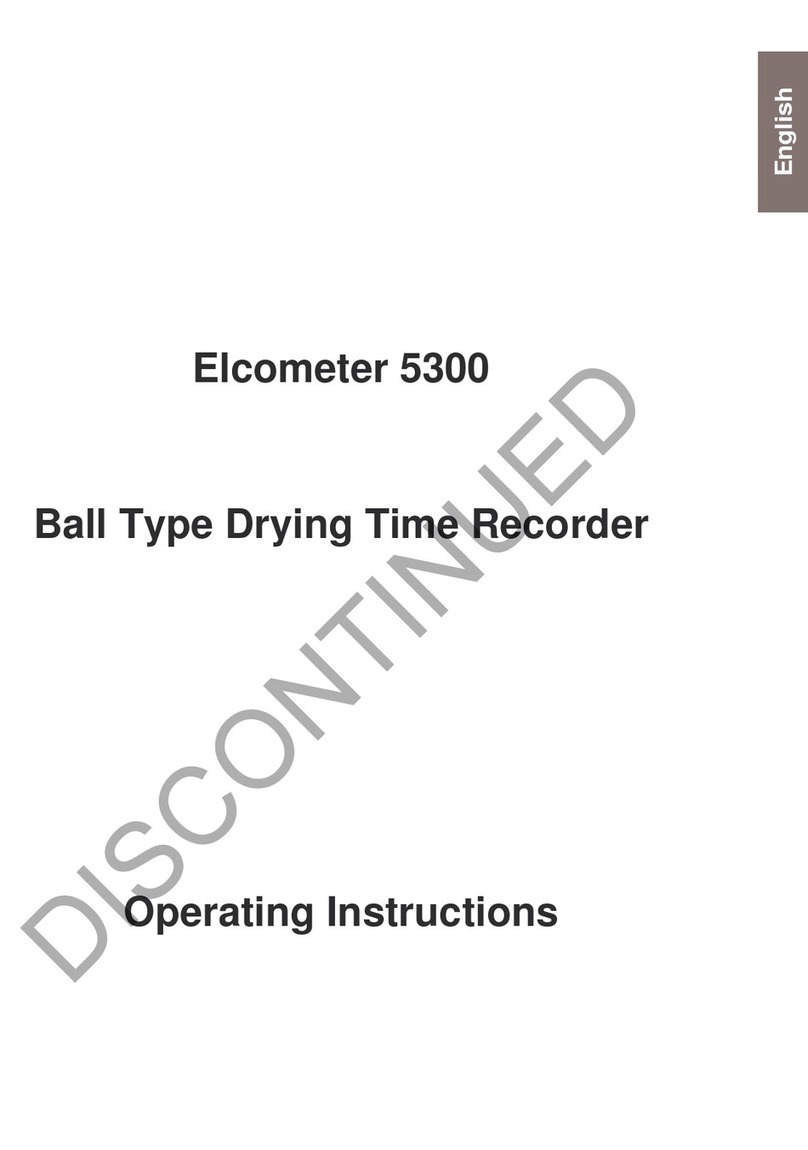 Elcometer 5300 operating instructions