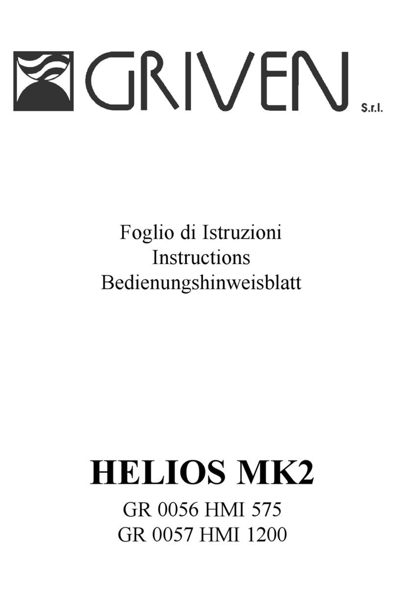 Griven HELIOS MK2 Series instructions