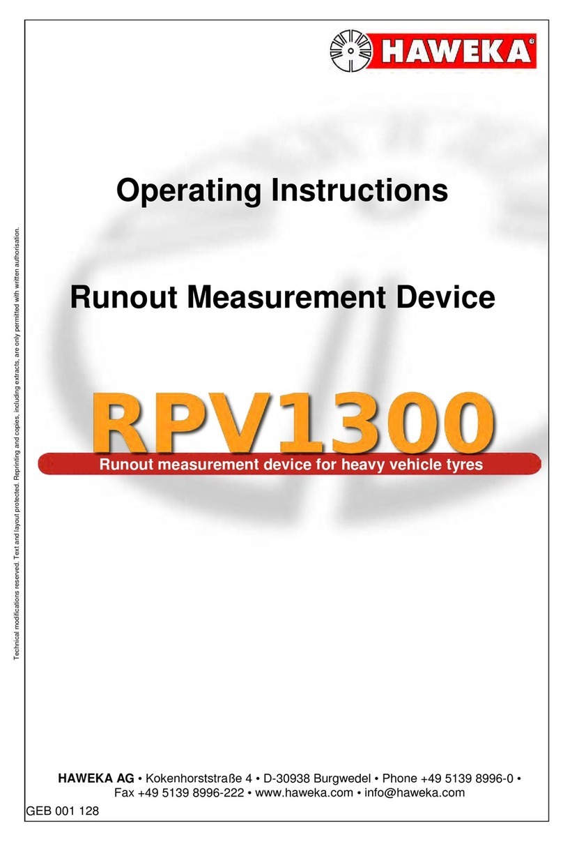 HAWEKA RPV1300 operating instructions
