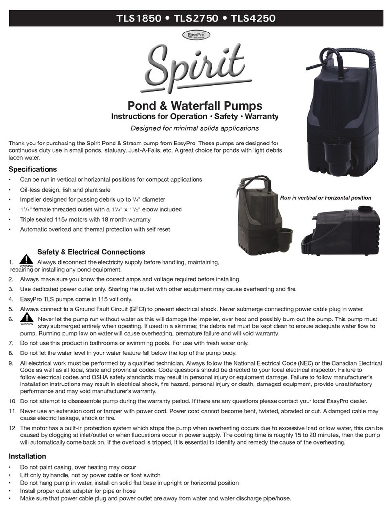 Spirit TLS1850 Instructions for Operation, Safety, Warranty Spirit TLS1850 Instructions for Operation, Safety, Warranty