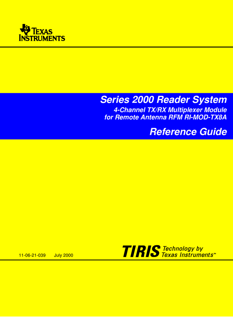 Texas Instruments Tiris 2000 Series User manual