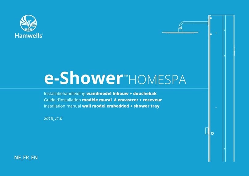 Hamwells e-Shower HOMESPA User manual Hamwells e-Shower HOMESPA User manual