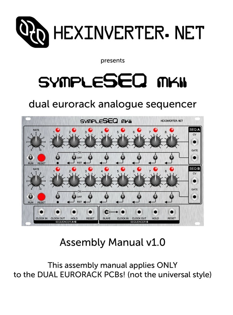 hexinverter SYMPLESEQ MKII Assembly manual