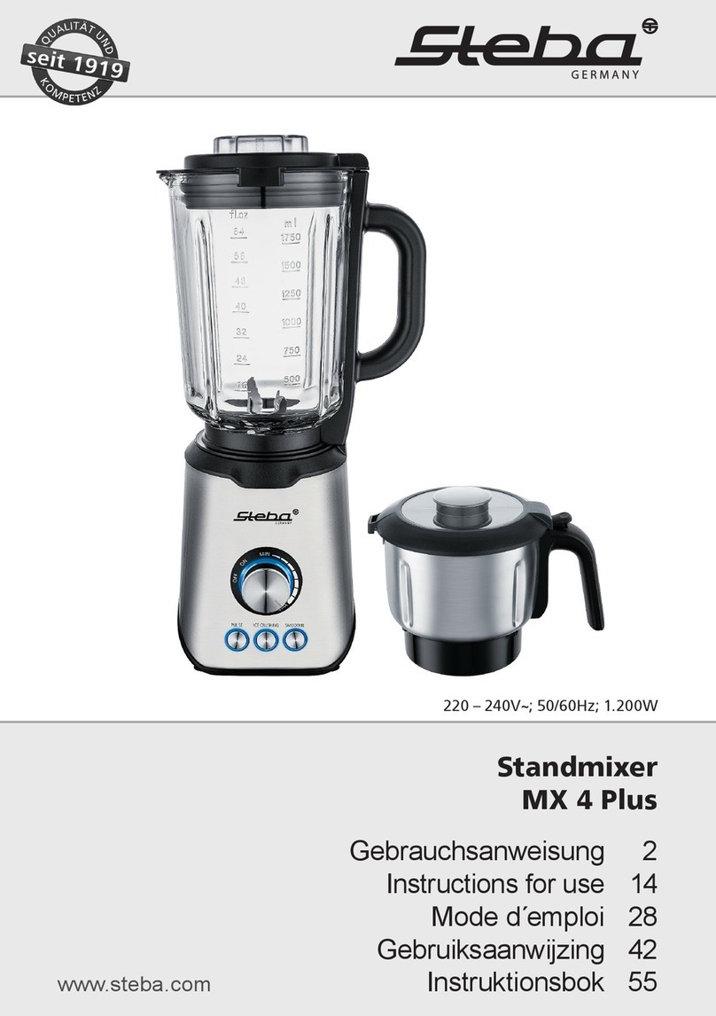 Steba MX 4 Plus Instructions for use
