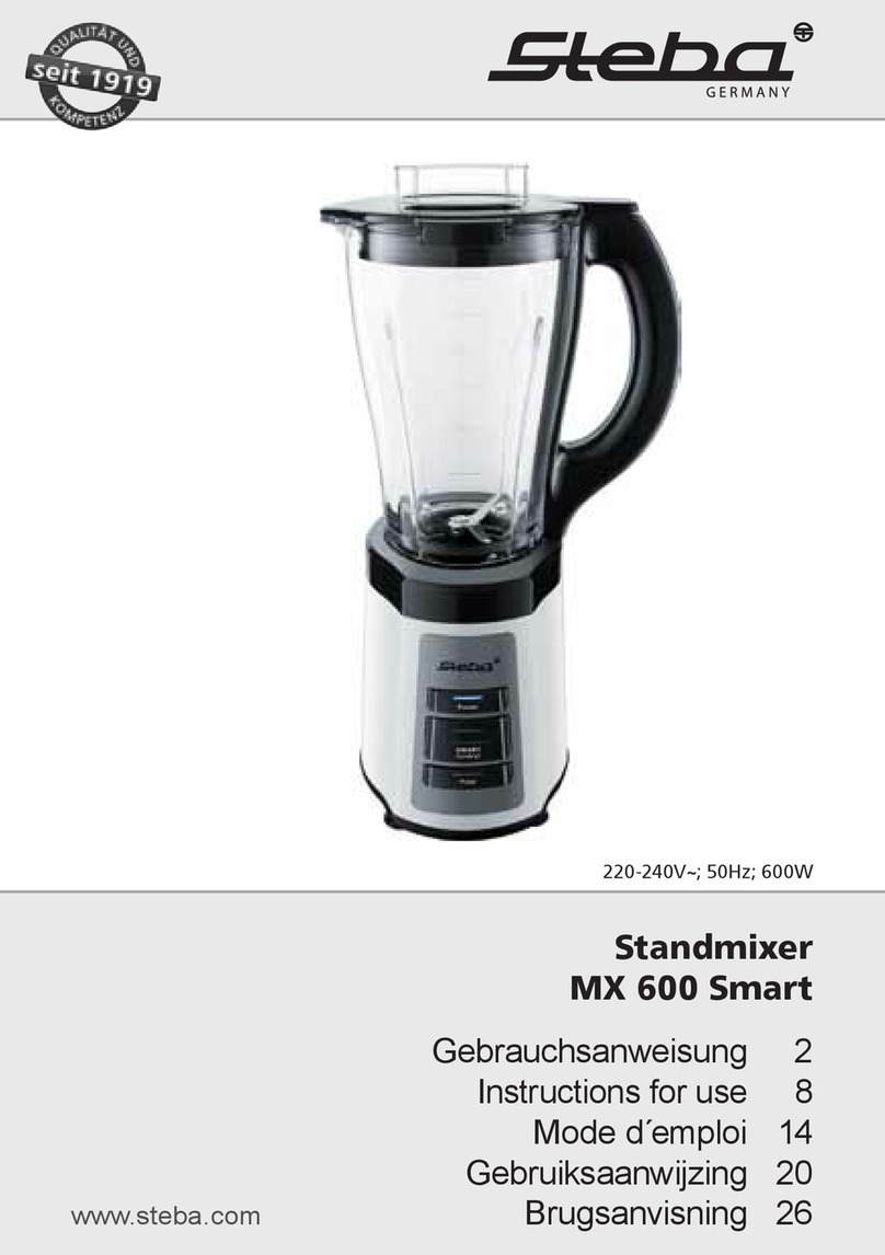 Steba MX 600 Smart Instructions for use