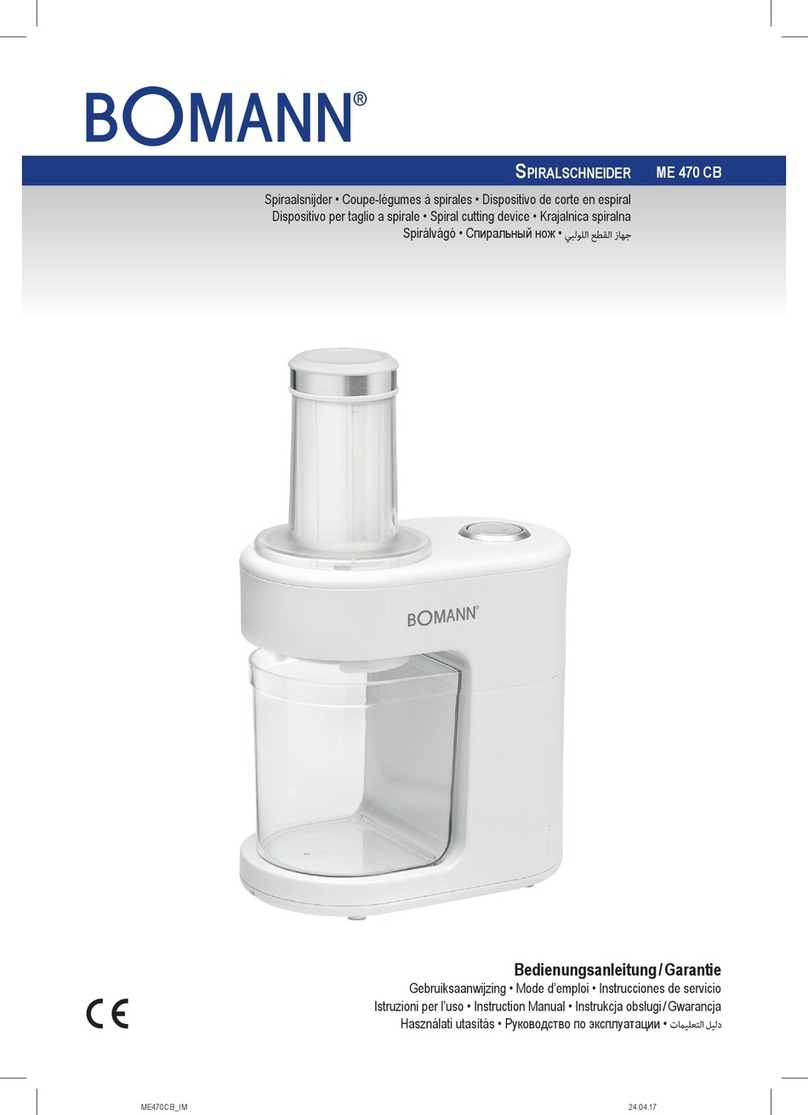 BOMANN ME 470 CB User manual