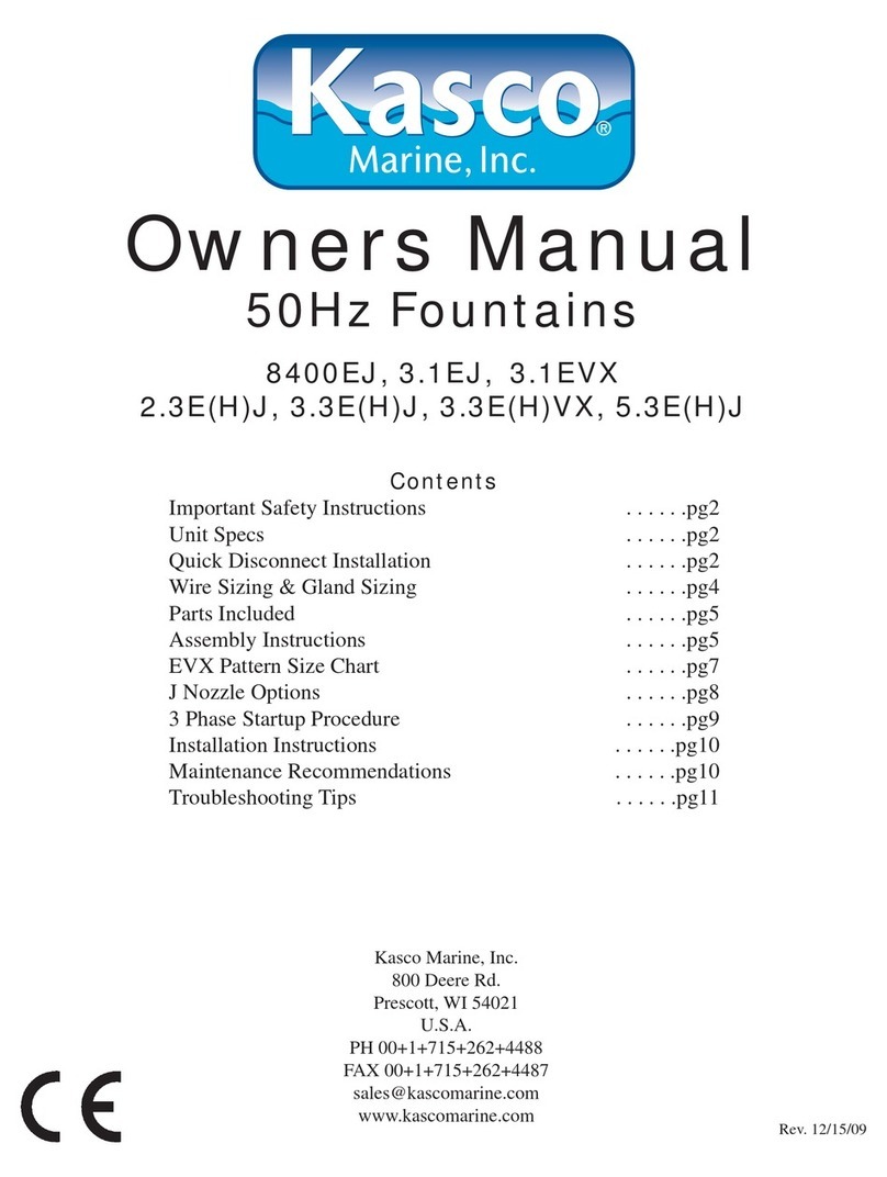 Kasco 3.1EVX User manual