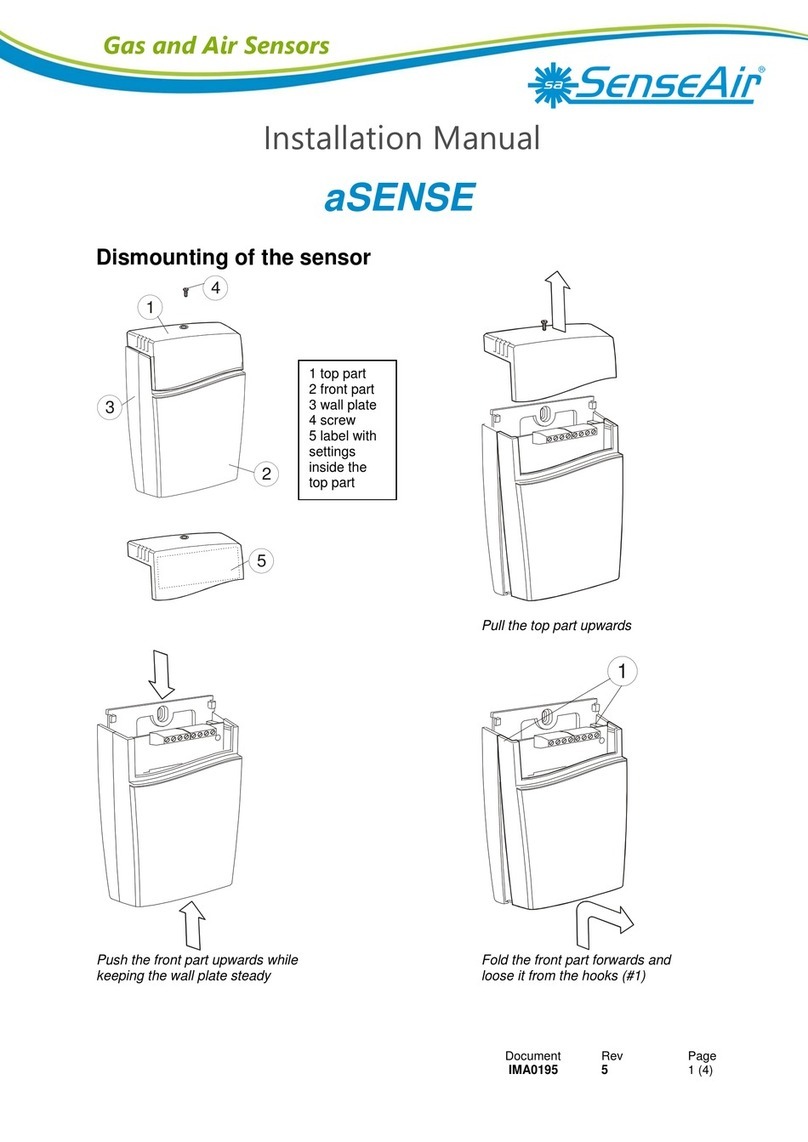 SenseAir aSENSE installation manual