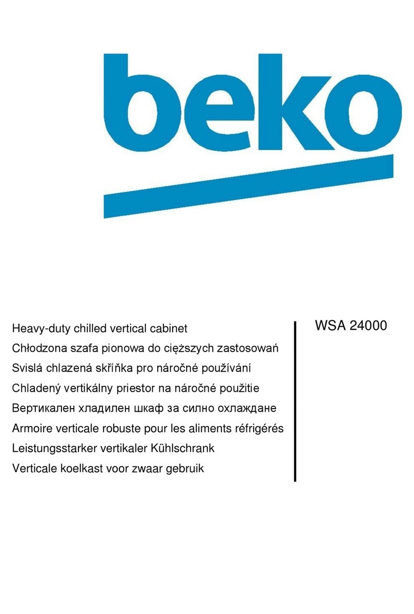 Beko WSA 24000 manual