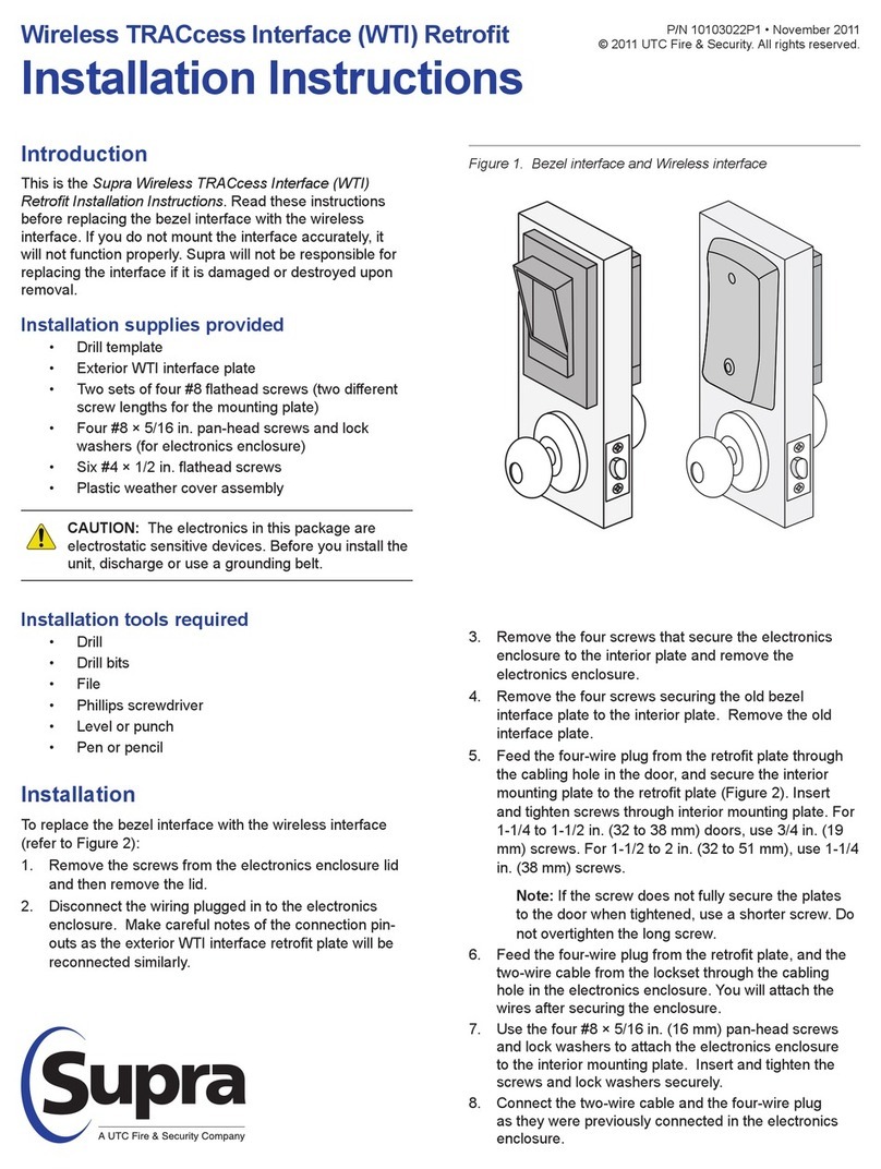 Supra TRAC-Station BT installation instructions