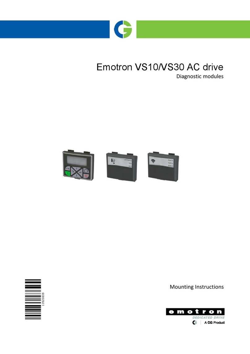 CG Emotron VS10 User manual