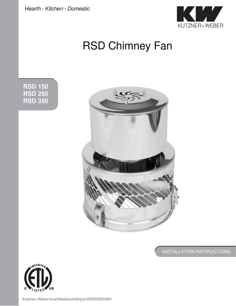 Kutzner + Weber RSD Series installation instructions