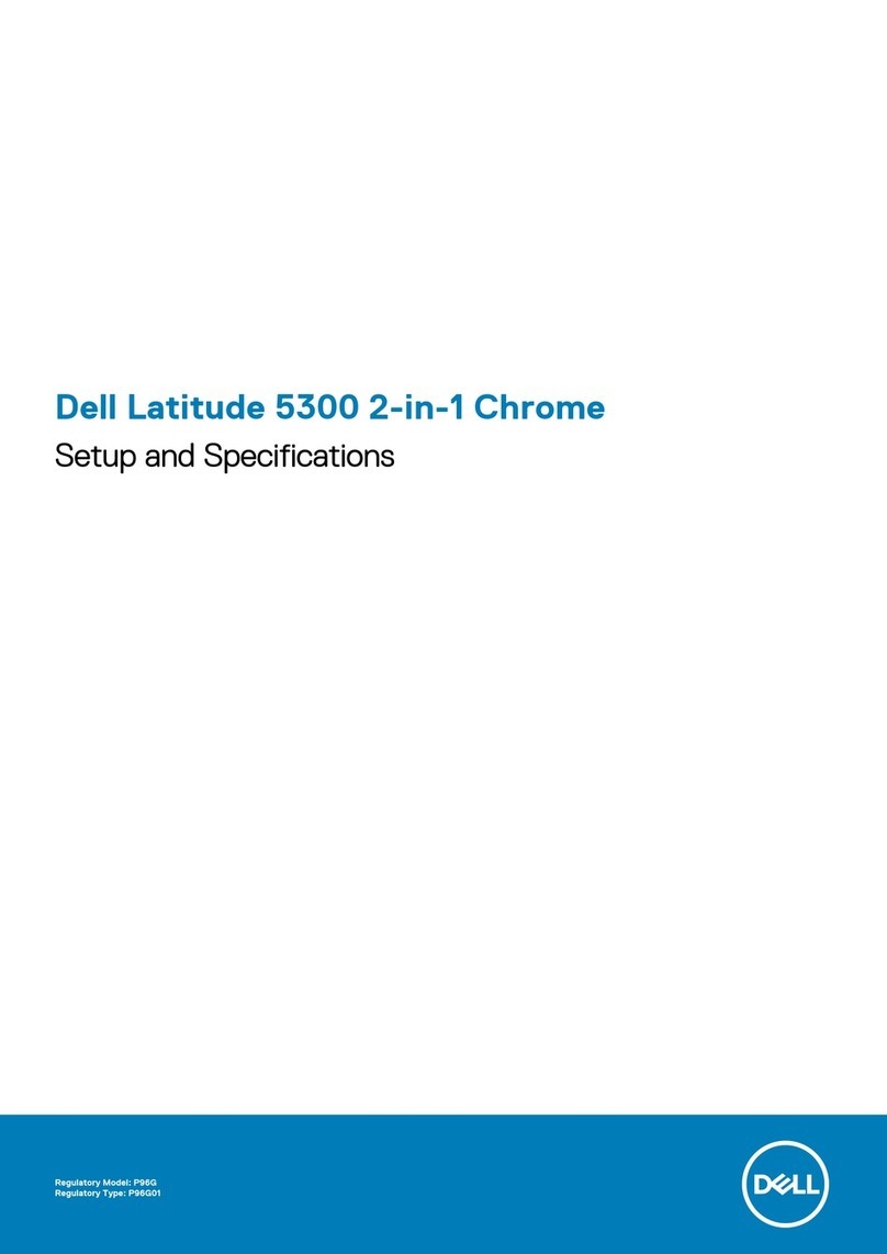 Dell Latitude 5300 2-in-1 Chrome Operation and maintenance manual