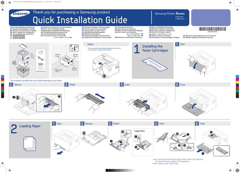 Samsung Xpress C43 series User manual