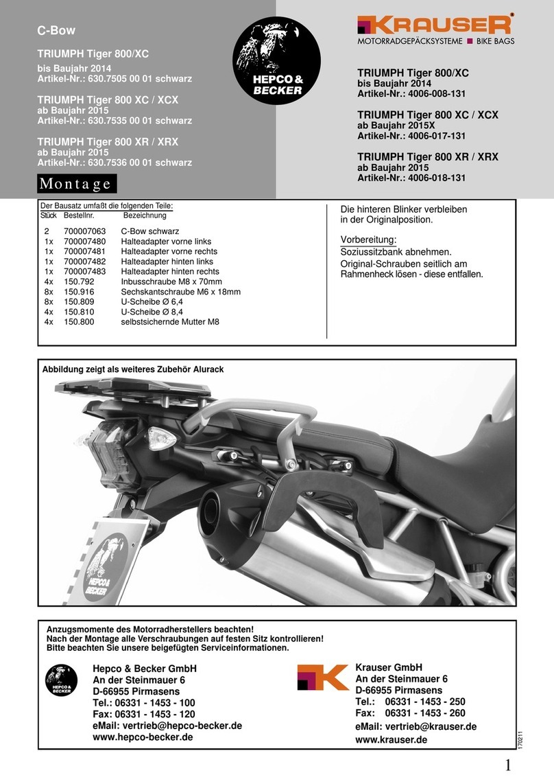 hepco & becker C-Bow User manual hepco & becker C-Bow User manual