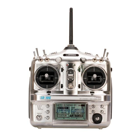 AIRTRONICS SD-10G Aero operating manual