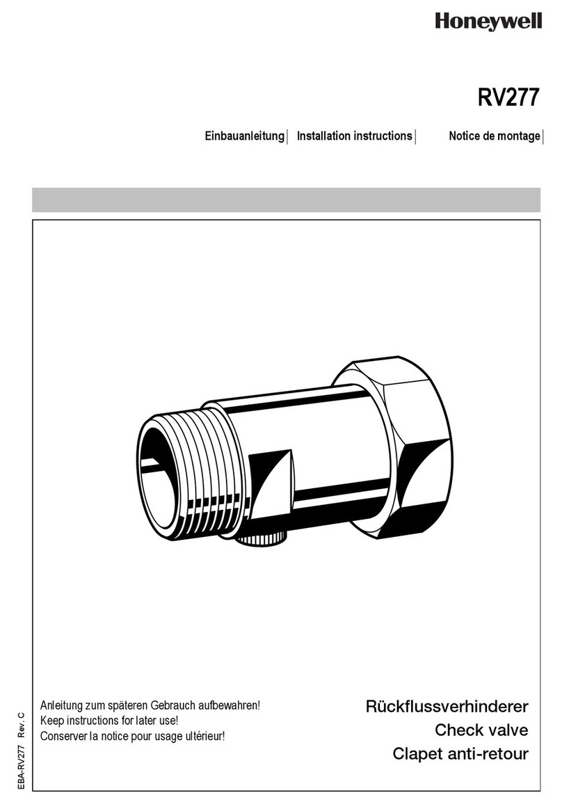 Honeywell RV277 User manual
