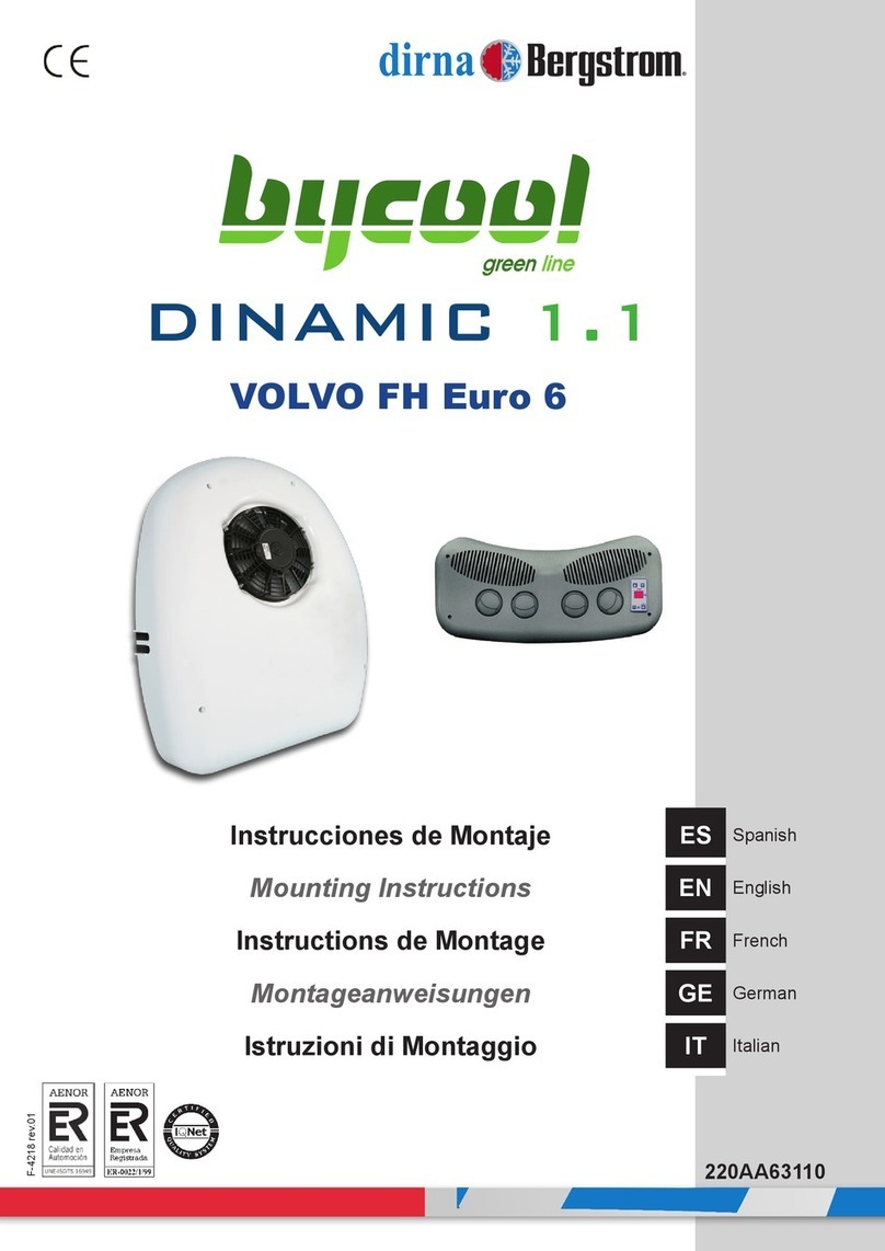 dirna Bergstrom Bycool DINAMIC 1.1 User manual
