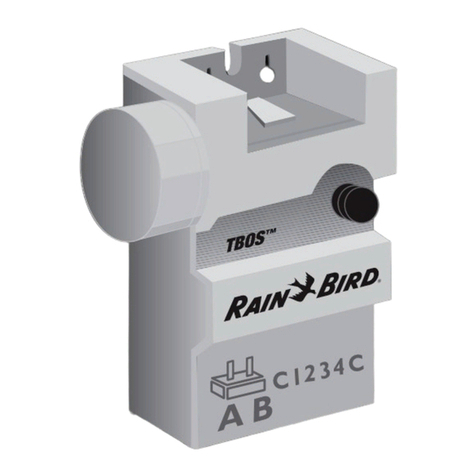 Rain Bird TBOS User manual Rain Bird TBOS User manual