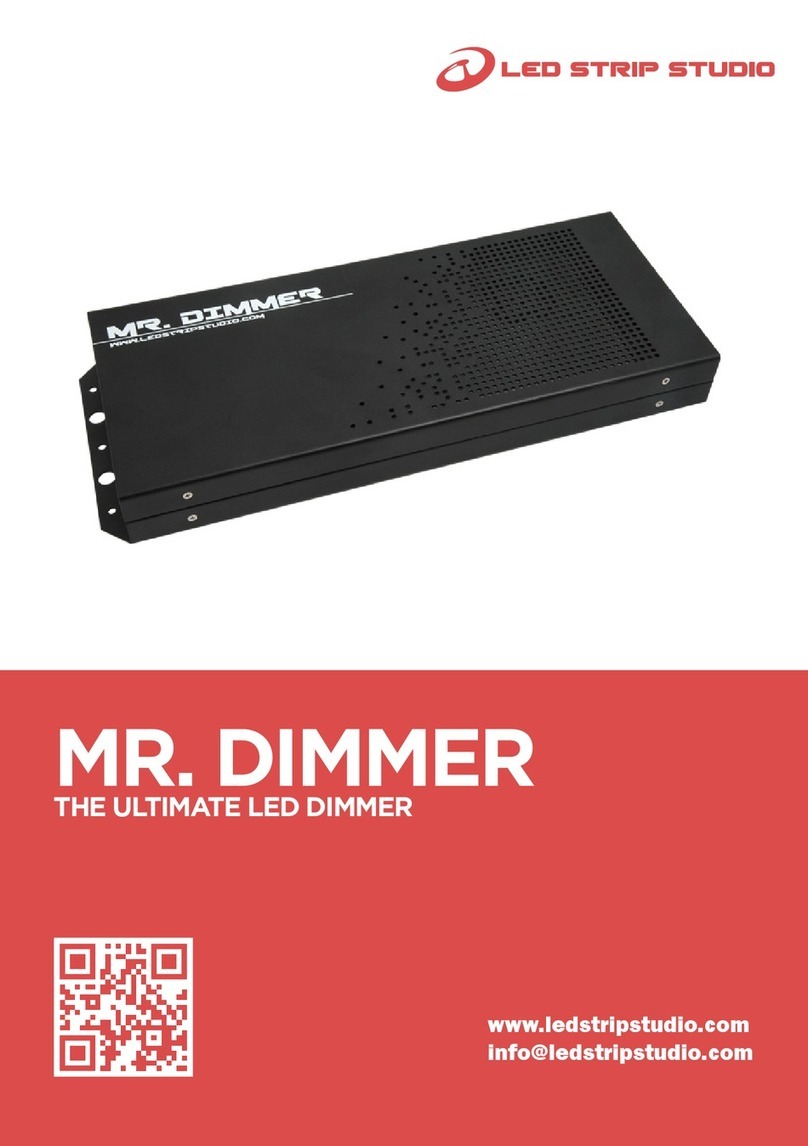 LED Strip Studio MR. DIMMER User manual