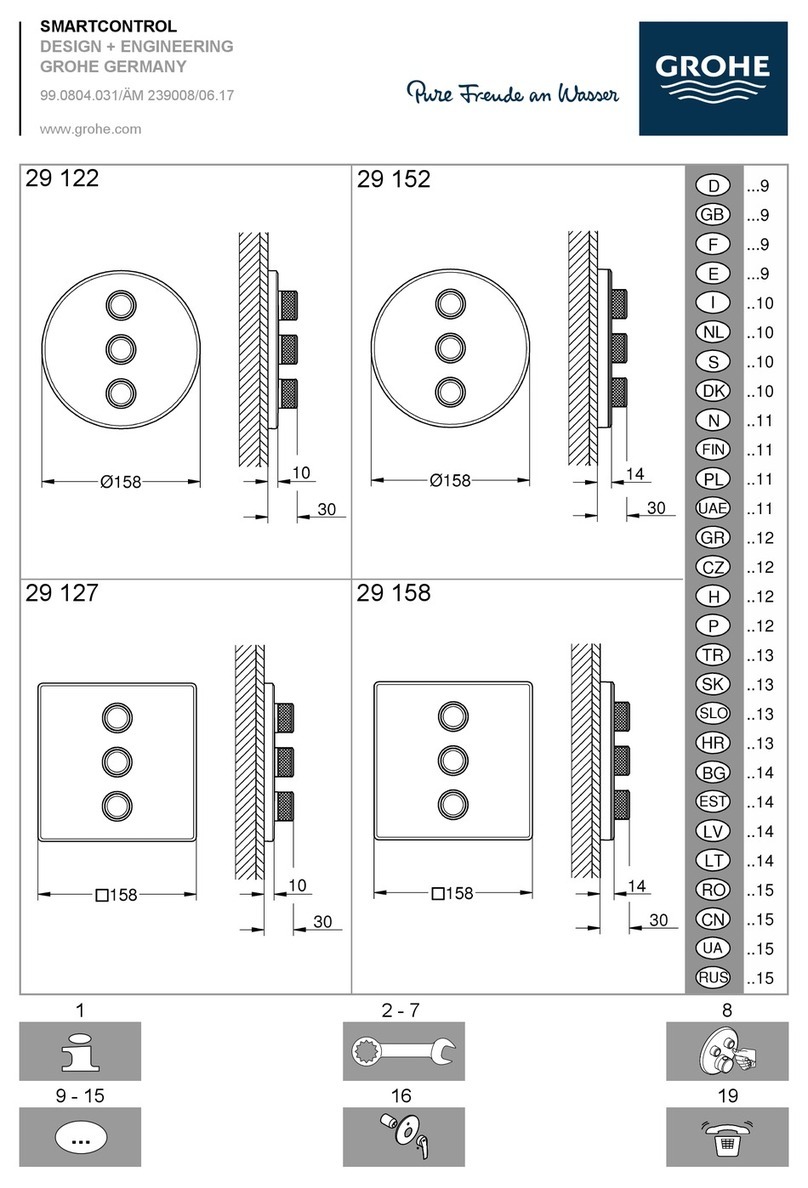 Grohe SMARTCONTROL 29 122 User manual