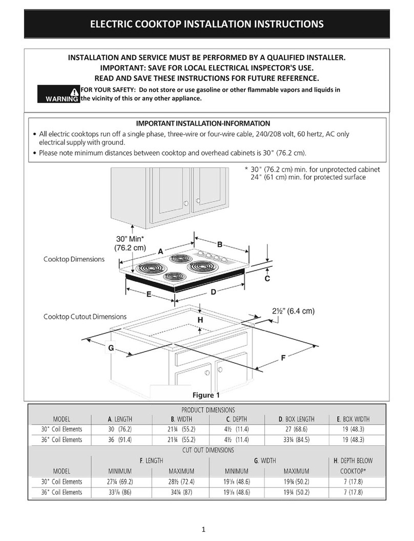 Sears 30 Coil Elements installation instructions