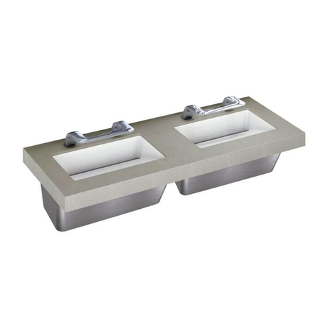 Bradley OmniDeck with WashBar 5000 Series User manual