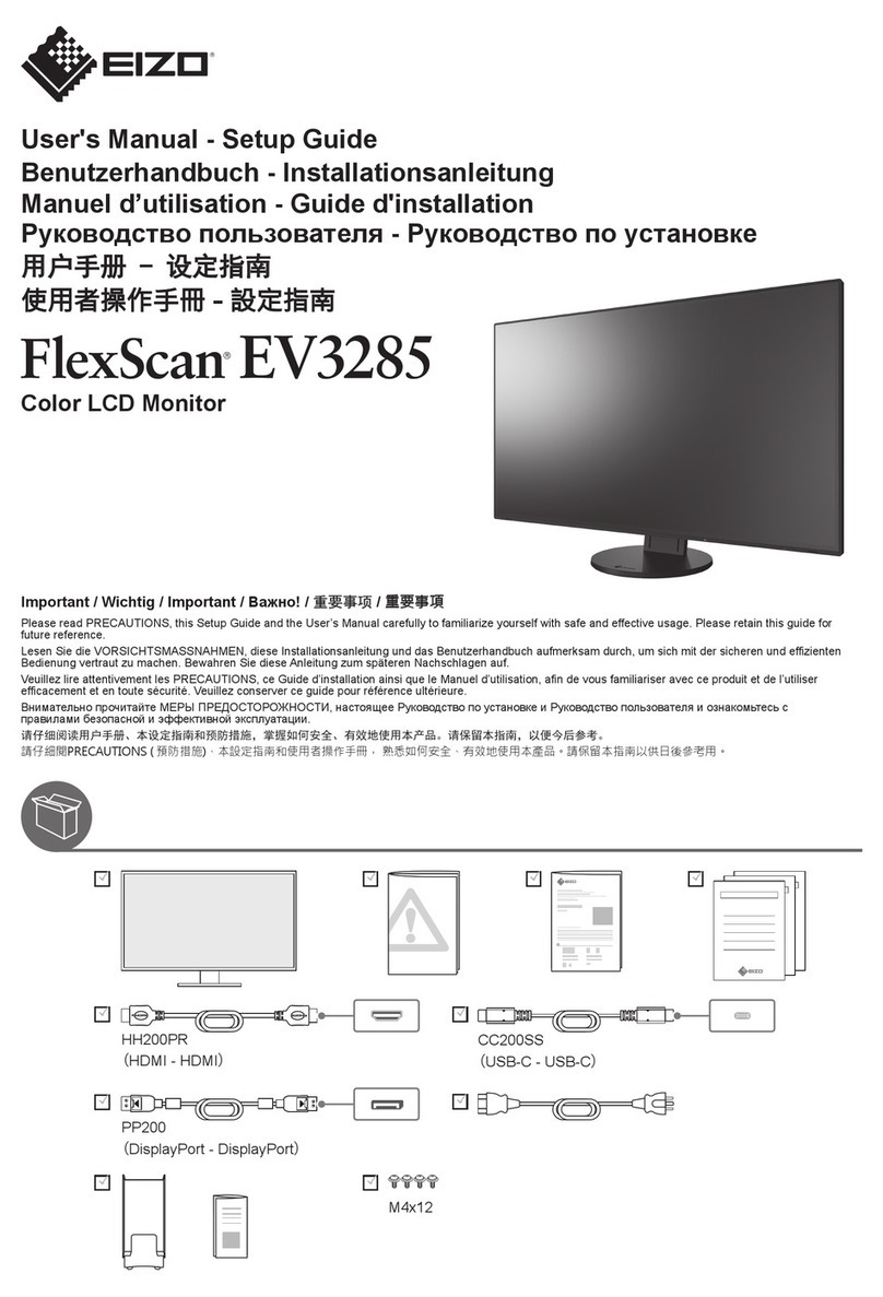 Eizo FlexScan EV3285 User manual & setup guide