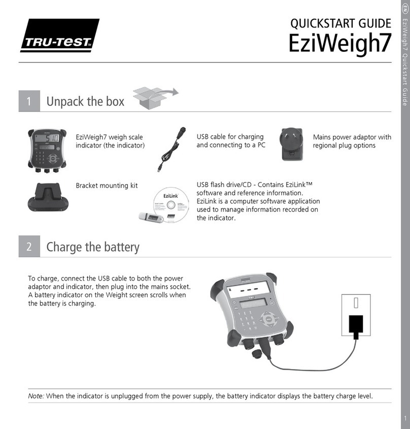 Tru-Test EziWeigh7 quick start guide