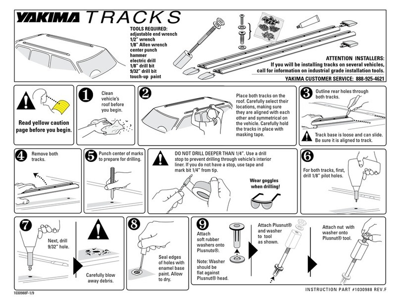 Yakima Tracks User manual