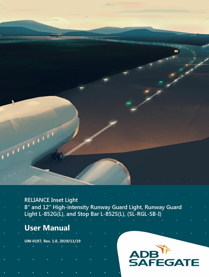 ADB Safegate RELIANCE Series user manual