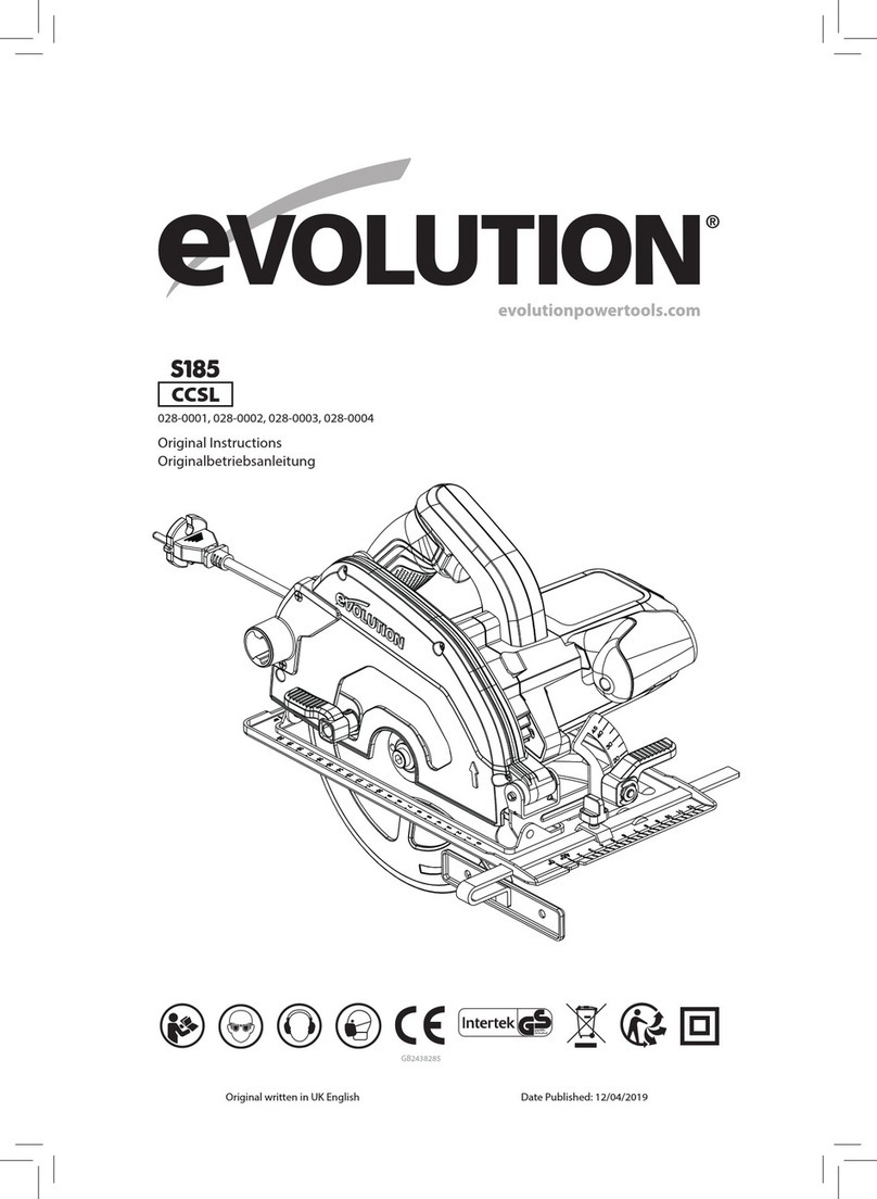 Evolution S185CCSL User manual