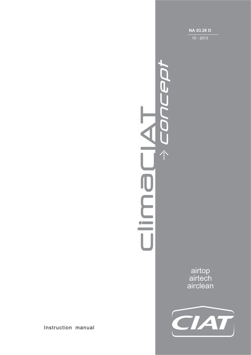 CIAT CLIMACIAT airtop Series instruction manual