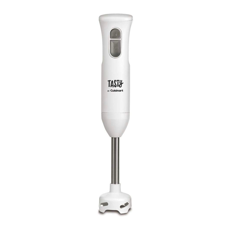 Cuisinart Tasty HB200T User manual
