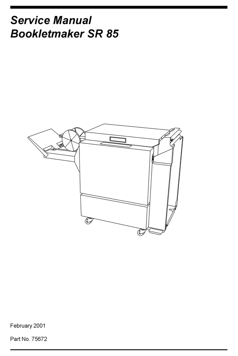 Plockmatic SR 85 Service manual