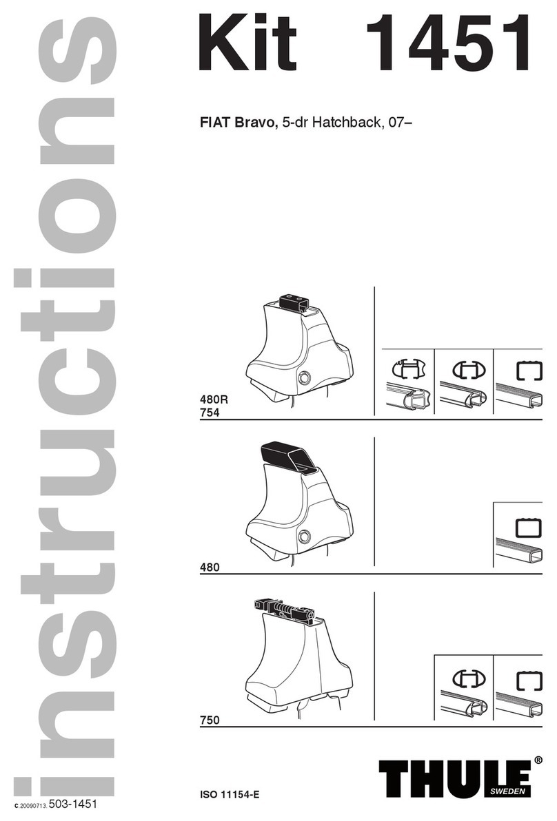 Thule 1451 User manual Thule 1451 User manual
