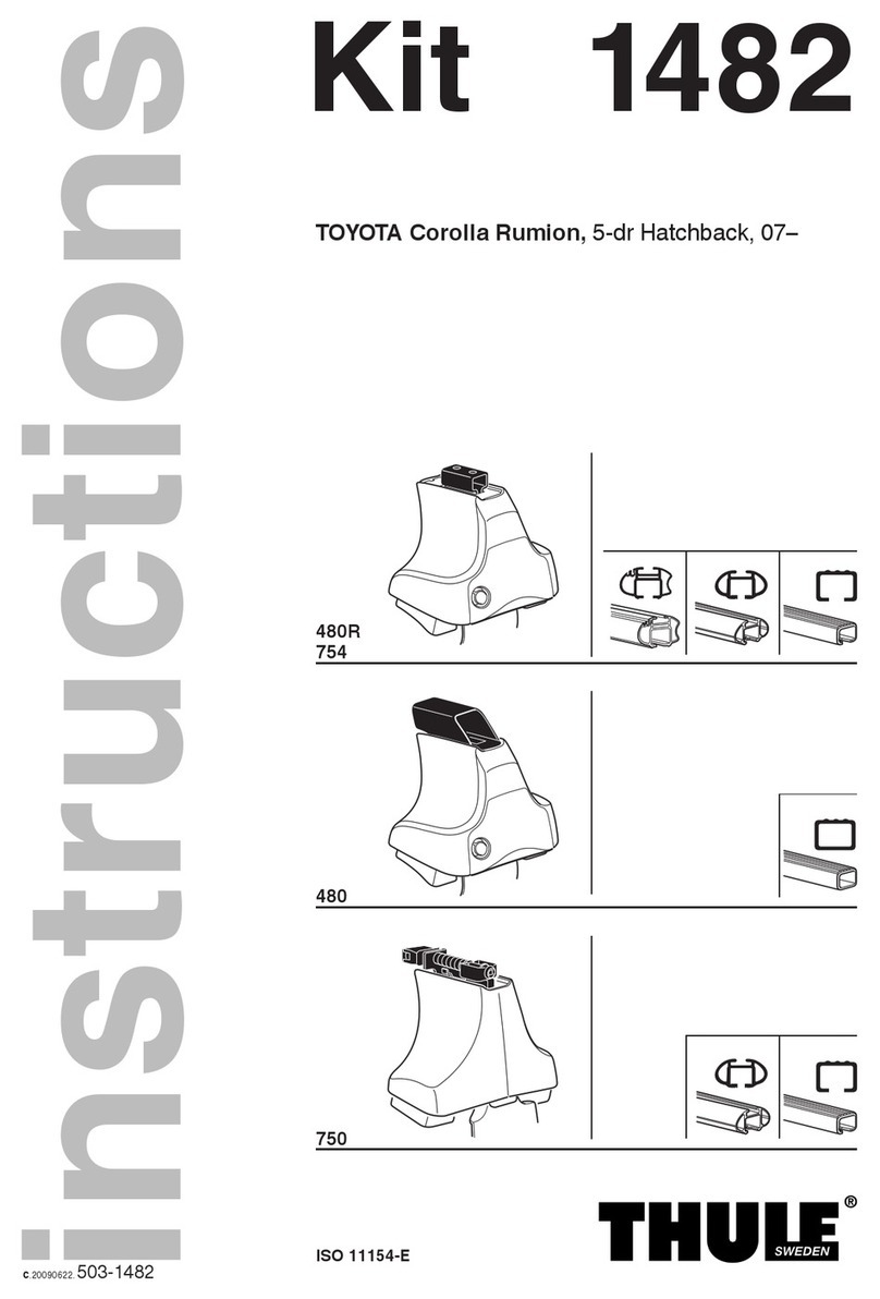 Thule 1482 User manual Thule 1482 User manual