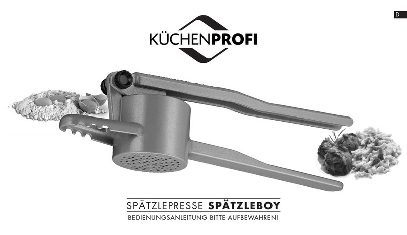 Küchenprofi SPATZLEBOY user guide